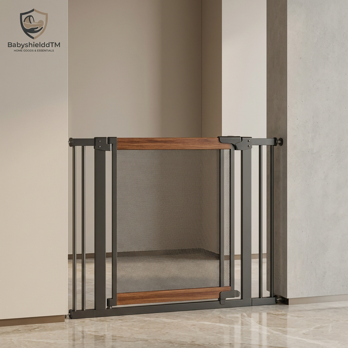 Babyshieldd™ Modern Mesh Safety Gate